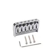 Electric Guitar 52mm 6-String Metal Fixed Hardtail Bridge Part Chrome Color g