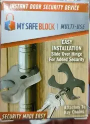 My Safe Block Slip over door henge Security Hotel, Dorm, Home