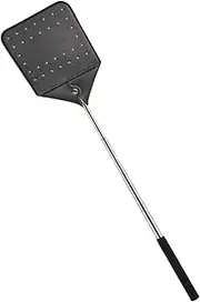 Fly Swatter for Indoors,Heavy Duty Flyswatter with Metal Handle | Handheld Zapper Racket with Metal Handle Flying Catcher Tool for Fishing Classroom Camping