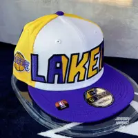 在飛比找蝦皮購物優惠-【球衣藏家】New Era Lakers 湖人 拼色款 可調