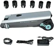 Bicycle Booster, Speedy Setup Electric Bike Conversion Kit with 6 Seat Post Adapter, 1 Seat Post Clamp, Suitable for Urban Paved Roads and Gravel Roads, Mountain Bike and Road Bike