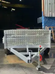 8x5 High Side Aluminum Box Trailer Free 1 Year Private Rego and Spare wheel