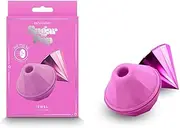 NS Novelties Sugar Pop Vibrator with Clitoral Stimulation Pink One Size