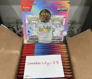Pokemon Prismatic Evolutions 2 Pack Blister - Eevee/Coin Promo Sealed (12ct)