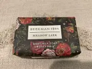 BEEKMAN 1802 Wrapped 9 Ounce GOAT Milk SOAP MEADOW LARK