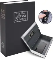 Book Safe Box with Combination Lock, Ohuhu Upgrade Dictionary Diversion Safe Sec