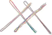 PENIKOKO 36pcs Hair Wrap Strings Versatile Hair Ties for Braiding Rope for Creative Styles for Teens and Adults
