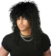 California Costume Headbanger Wig Adult Men Halloween Accessory 70344