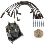 ACDelco Ignition Kit Distributor Rotor Cap Wire Spark Plugs for GMC 4.3L VIN W