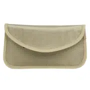 Faraday Bags, 6.5" Signal Blocking Pouch Wallet for Car Keys, Khaki