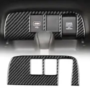 1 Pce For Honda Fit 2020-2023 Carbon Fiber Cigarette Lighter USB Panel Trim