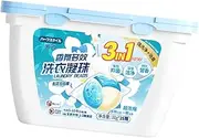 Laundry Washing Capsules, 3 in 1 Washing Liquid Capsules Softener, Pear Blossom 25P Box