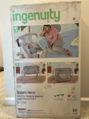 Ingenuity Dream Hero Starlight 3-in-1 Co-Sleeping Bassinet