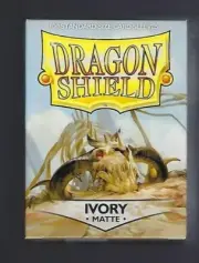 Dragon Shield Matte Ivory (100) Shield Sleeves Free Shipping