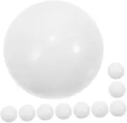 Vaguelly 10pcs Roulette Beads White Acrylic Balls Replacement for Roulette Game for Board Game and Festival Games