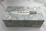 Kleenex Tissue Kimberly Clark Vintage 1971 Floral Box NOS Never Opened Gray
