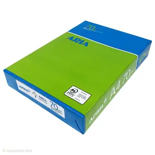 ARIA A4影印紙 70磅 /一大箱5包入(每包500張) PEFC認證 列印紙 70磅影印紙 白色影印紙 -光-文