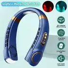 Bladeless Neck Fan Hanging Cooling Fans Rechargeable Personal Fan Wearable Fans