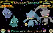 Shiny/Non-shiny Shuppet/Banette 6IVPokémon Scarlet/Violet (Legal)