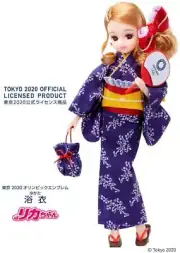 TAKARA TOMY Licca-chan Yukata Tokyo 2020 Olympic Emblem