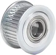 2GT 30T 30 Teeth Timing Pulley Bore 3/4/5/6/8/9mm for Width 6/10mm GT2 Synchronous Belt Idler Type Pitch 2mm (NO.257)(5mm with Teeth)