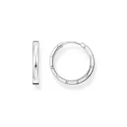 Hoop Earrings Small Silver - TCR685