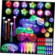 83Pcs Led Light Up Toys Party Favors Glow in the Dark Party Supplies for