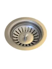 Meir Lavello Kitchen Sink Strainer and Waste Plug Basket Brushed Nickel MST04-NK