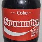 Share A Coke With Samantha Personalized Gift Coca Cola Bottle 20 Oz. 2025