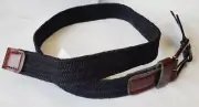 Faded Glory Boy's Casual Stretch Belt Size S/M Black W Silver & Brown Accents