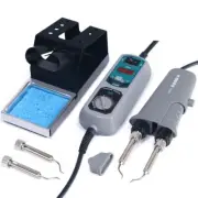 Portable Tweezers Soldering Iron Station Chip Kit SMD Welding Tool Set 110V 220V