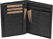 [Simaru] Cork Wallet with RFID Protection, Vegan Wallet for Men and Women, Wallet for 10+ Cards, Notes & Coins