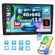 9" 2 Din 4G+64G Android 13.0 CarPlay Car Stereo Radio Touch Screen GPS WIFI BT
