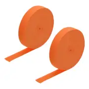 2pcs Elastic Bands for Sewing 0.8" 20 Yards Orange Knit Elastic Spool