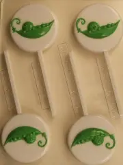 PEA IN A POD LOLLIPOP CHOCOLATE CANDY MOLD DIY PARTY FAVOR FAVORS BABY SHOWER