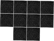 INOOMP Cat Litter Box Filter Pads 10 Pack Litter Deodorizers Odour Pet Accessory