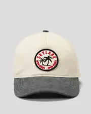 [Skylark] Skylark Men's Bliss 5 Panel Cap in Cream/Charcoal One Size Cream/Charcoal