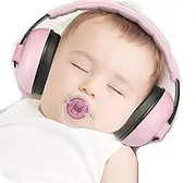 Mumba Baby Ear Protection Noise Cancelling HeadPhones for Babies and Toddlers - Ages 3-24+ Months (Pink)