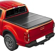 ALCYBD 6 Ft (73"") Bed Frp Hard Tri-Fold Tonneau Cover Compatible for Ford Ranger 2019 2020 2021 2022 2023 Truck Cargo Hardtop, 3-Folding