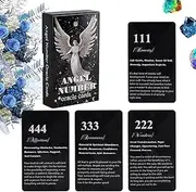 NexUap Angel Numbers Oracle Cards, Angel Oracle Deck, Oracle Cards for Beginners, 400 GSM Coated Paper Oracle Cards, Best Oracle Cards, Family Party Oracle Cards