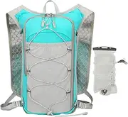 Hydration Pack - Running Vest | Reflective Hydration Backpack | Hydration Gear | Lightweight Jogging Pack | Water Bladder Backpack | Sports Bag with 1.5L Water Bladder for Women Outdoor