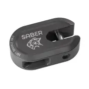 Saber Alloy Winch Short Shackle in Grey 7075 Aluminium SBR-AWSSCG