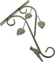 BAZEITFLOW Retro Iron Hook Hooks Swivel Planter Hanger Plant Hanger Indoor Planting Bracket Wall Plant Hanger Bird Feeder Hook Pot Hanger Wall Mounted Hanging Plant Bracket Green