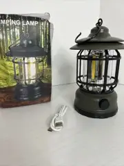 Portable Tent Light LED Lamp Rechargeable Torch Lantern Camping Hiking Outdoor