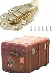 6 Pack Duckbilled Hasp Latch Chest Latch Toggle Hasp Latches with Screws for Jew