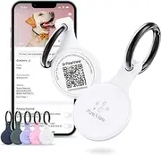 Smart Pet ID Tag with QR Code, Pet Tag, Dog Tracker, Dog Tag, Cat Tag, Smart NFC Pet Tag, Digital Profile Tracking, Contact Information, Scan Alert, Instant Location