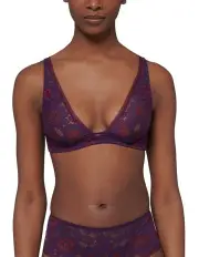 [Simone Perele] Festive Soft Cup Triangle Bra in Purple