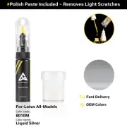 Touch Up Paint For Lotus All Models 8010M Liquid Silver With Polish Paste