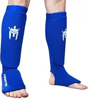 Meister MMA Elastic Cloth Shin & Instep Padded Guards (Pair)