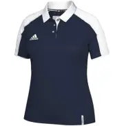 Adidas Women's, Climalite Modern Varsity Polo Collegiate, Navy/White, S
